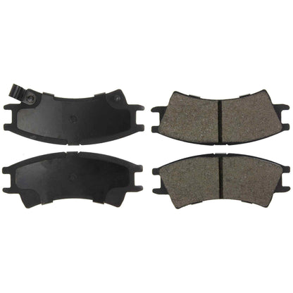Centric Parts Disc Brake Pad Set Semi-Metallic with Shims for 2001-2003 Dodge Atos 102.11480