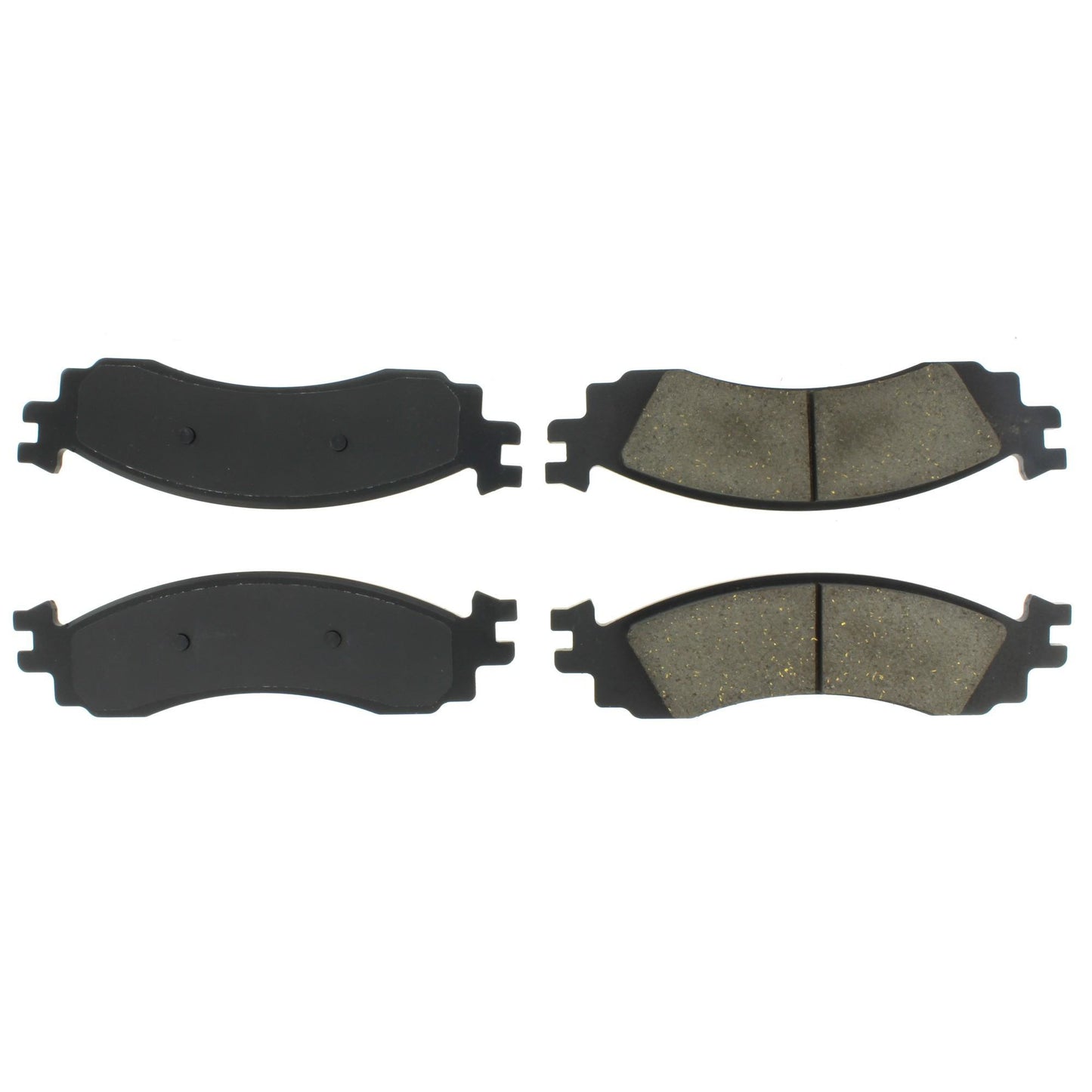 Centric Parts Disc Brake Pad Set Semi-Metallic with Shims for 2006-2012 Ford Explorer, Explorer Sport Trac, Taurus, Mercury Mountaineer 102.11580
