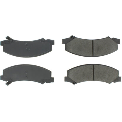 Centric Parts Disc Brake Pad Set Semi-Metallic with Shims for 2008-2016 Buick Allure LaCrosse Lucerne Cadillac DTS Chevrolet Impala Impala Limited Monte Carlo 102.11590