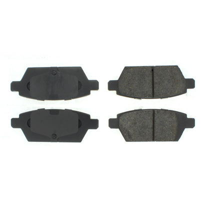 Centric Parts Disc Brake Pad Set Semi-Metallic with Shims for 2006-2012 Ford Fusion, Lincoln MKZ, Mazda 6