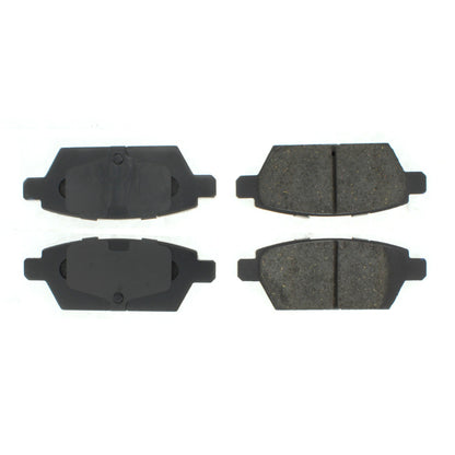 Centric Parts Disc Brake Pad Set Semi-Metallic with Shims for 2006-2012 Ford Fusion, Lincoln MKZ, Mazda 6