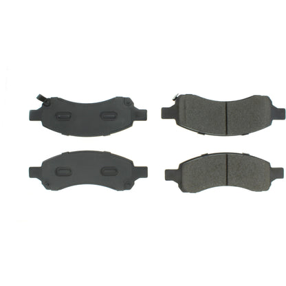 Centric Parts Disc Brake Pad Set Semi-Metallic with Shims for 2008-2017 Buick Enclave, 2017-2009 Chevrolet Traverse, 2017-2007 GMC Acadia 102.11691
