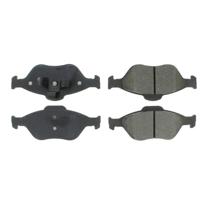 Centric Parts Disc Brake Pad Set Semi-Metallic with Shims for 2004-2012 Ford EcoSport 2005-2009 Fiesta 102.11750