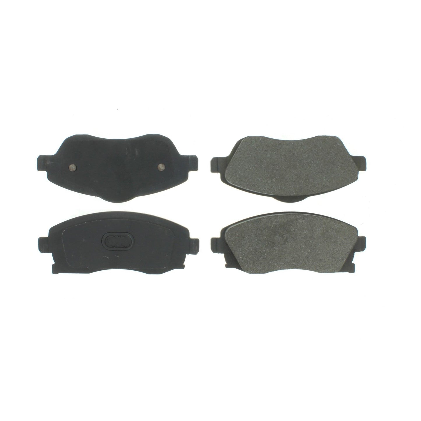 Centric Parts Disc Brake Pad Set Semi-Metallic with Shims for 2002-2008 Chevrolet Corsa and 2004-2018 Tornado 102.11760