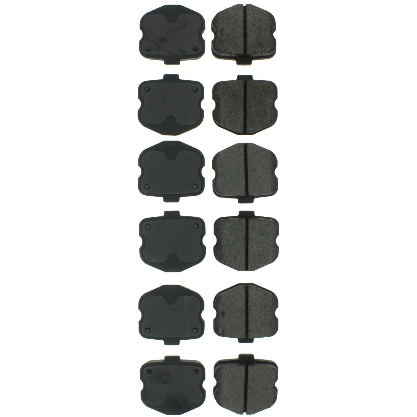 Centric Parts Disc Brake Pad Set Semi-Metallic with Shims for 2006-2013 Chevrolet Corvette 102.11850