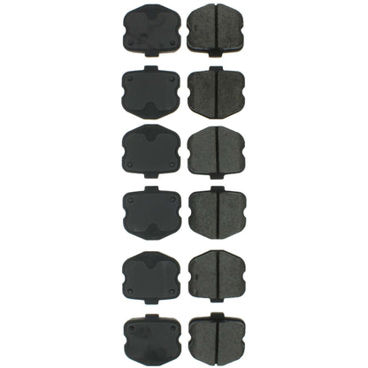 Centric Parts Disc Brake Pad Set Semi-Metallic with Shims for 2006-2013 Chevrolet Corvette 102.11850