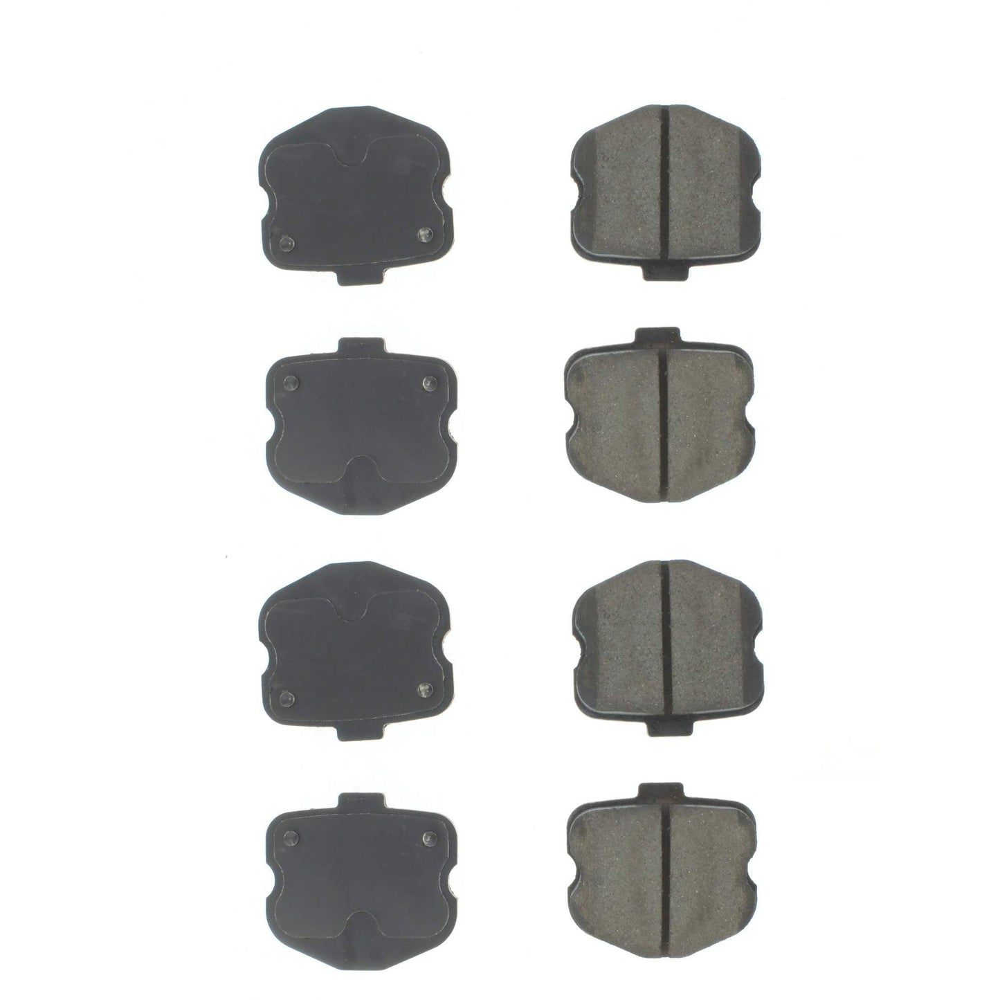 Centric Parts Disc Brake Pad Set Semi-Metallic with Shims for 2006-2013 Chevrolet Corvette 102.11851