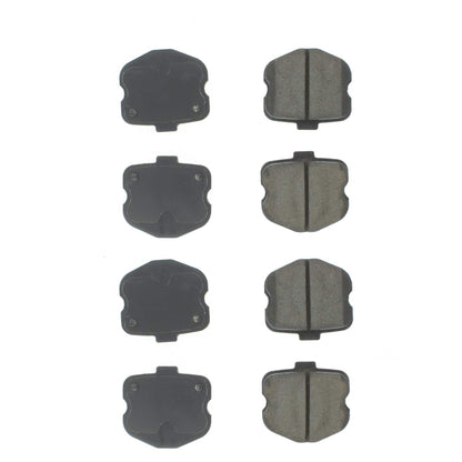 Centric Parts Disc Brake Pad Set Semi-Metallic with Shims for 2006-2013 Chevrolet Corvette 102.11851