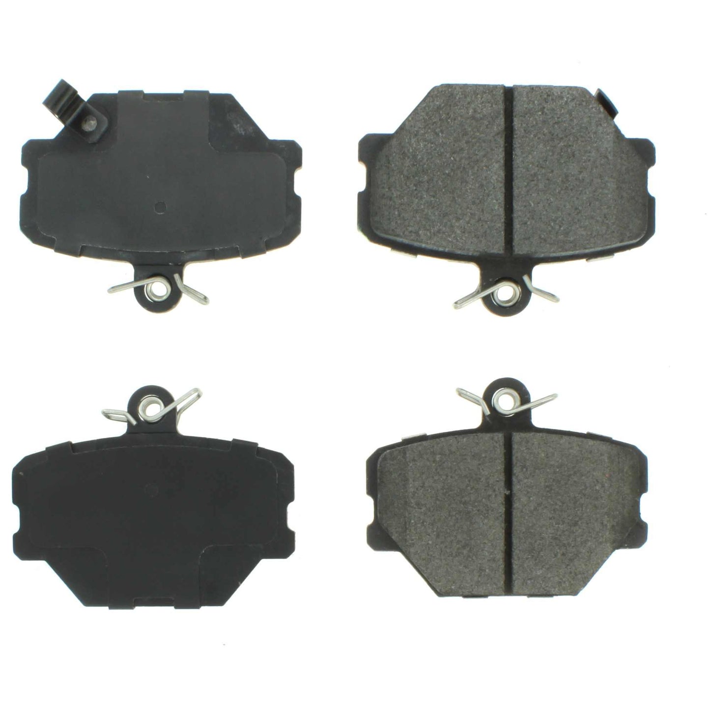 Centric Parts Disc Brake Pad Set Semi-Metallic with Shims for 2004-2015 Smart Cabrio Crossblade Fortwo Roadster 102.12520