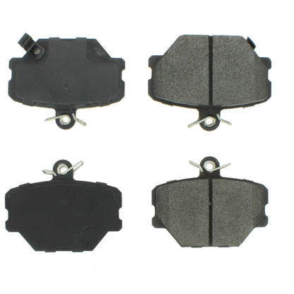 Centric Parts Disc Brake Pad Set Semi-Metallic with Shims for 2004-2015 Smart Cabrio Crossblade Fortwo Roadster 102.12520