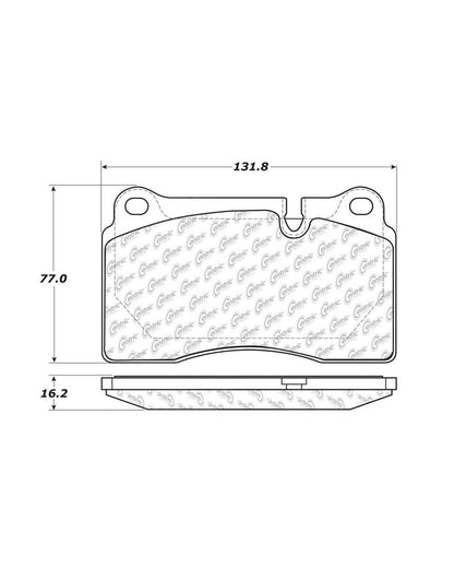 Centric Parts Disc Brake Pad Set Semi-Metallic with Shims for 2006-2009 Range Rover Range Rover Sport 102.12630