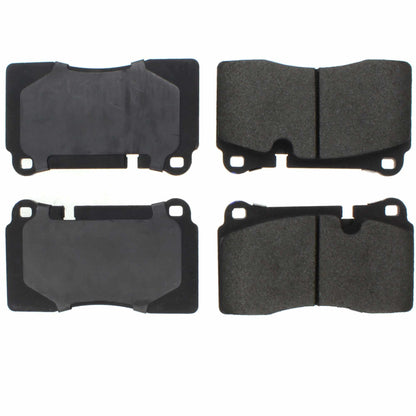 Centric Parts Disc Brake Pad Set Semi-Metallic with Shims for 2006-2009 Range Rover Range Rover Sport 102.12630