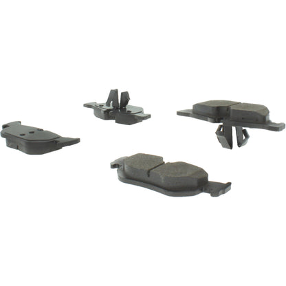Centric Parts Disc Brake Pad Set Semi-Metallic with Shims for 2006-2015 BMW 120i 125i 128i 130i 323i 325i 328i X1 102.12670