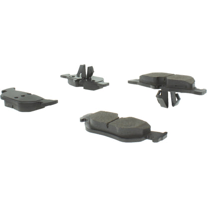 Centric Parts Disc Brake Pad Set Semi-Metallic with Shims for 2006-2015 BMW 120i 125i 128i 130i 323i 325i 328i X1 102.12670