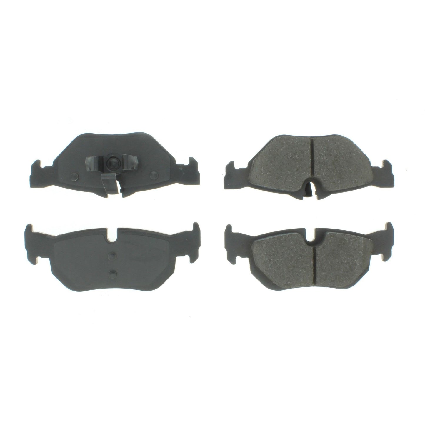 Centric Parts Disc Brake Pad Set Semi-Metallic with Shims for 2006-2015 BMW 120i 125i 128i 130i 323i 325i 328i X1 102.12670