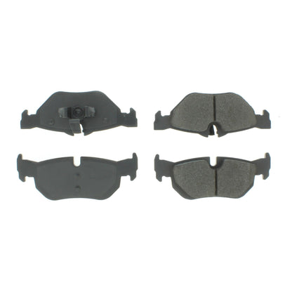 Centric Parts Disc Brake Pad Set Semi-Metallic with Shims for 2006-2015 BMW 120i 125i 128i 130i 323i 325i 328i X1 102.12670