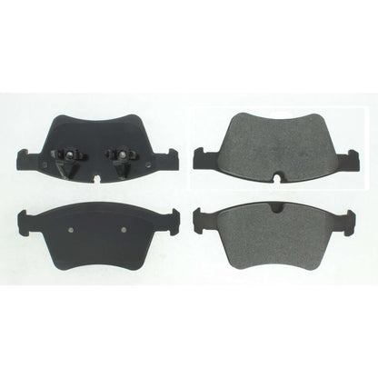 Centric Parts Disc Brake Pad Set Semi-Metallic with Shims for 2008-2012 Mercedes-Benz GL320 GL350 GL450 GL550 102.12720