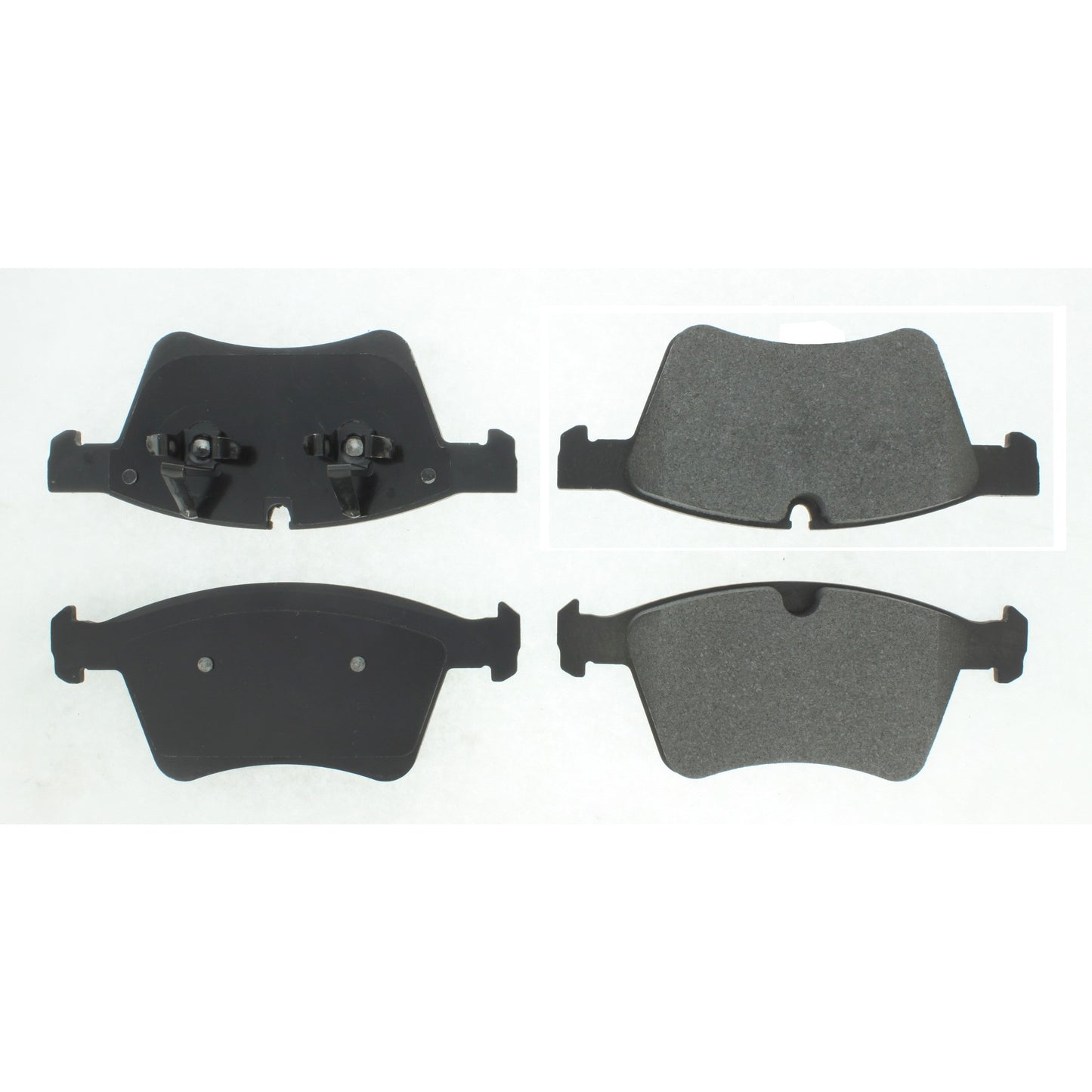 Centric Parts Disc Brake Pad Set Semi-Metallic with Shims for 2008-2012 Mercedes-Benz GL320 GL350 GL450 GL550 102.12720