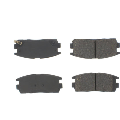 Centric Parts Disc Brake Pad Set Semi-Metallic with Shims for 2007-2017 Chevrolet Captiva Sport Equinox GMC Terrain Pontiac Torrent Saturn Vue Suzuki XL-7