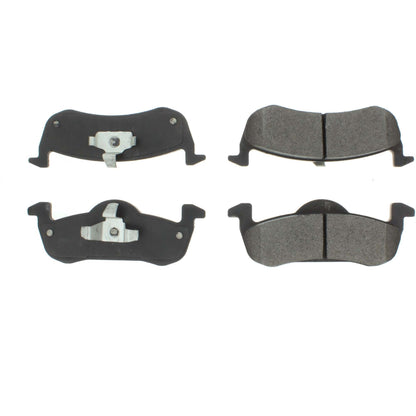 Centric Parts Disc Brake Pad Set Semi-Metallic with Shims for 2007-2017 Ford Expedition, 2013-2019 Lincoln MKT, 2007-2017 Navigator 102.12790