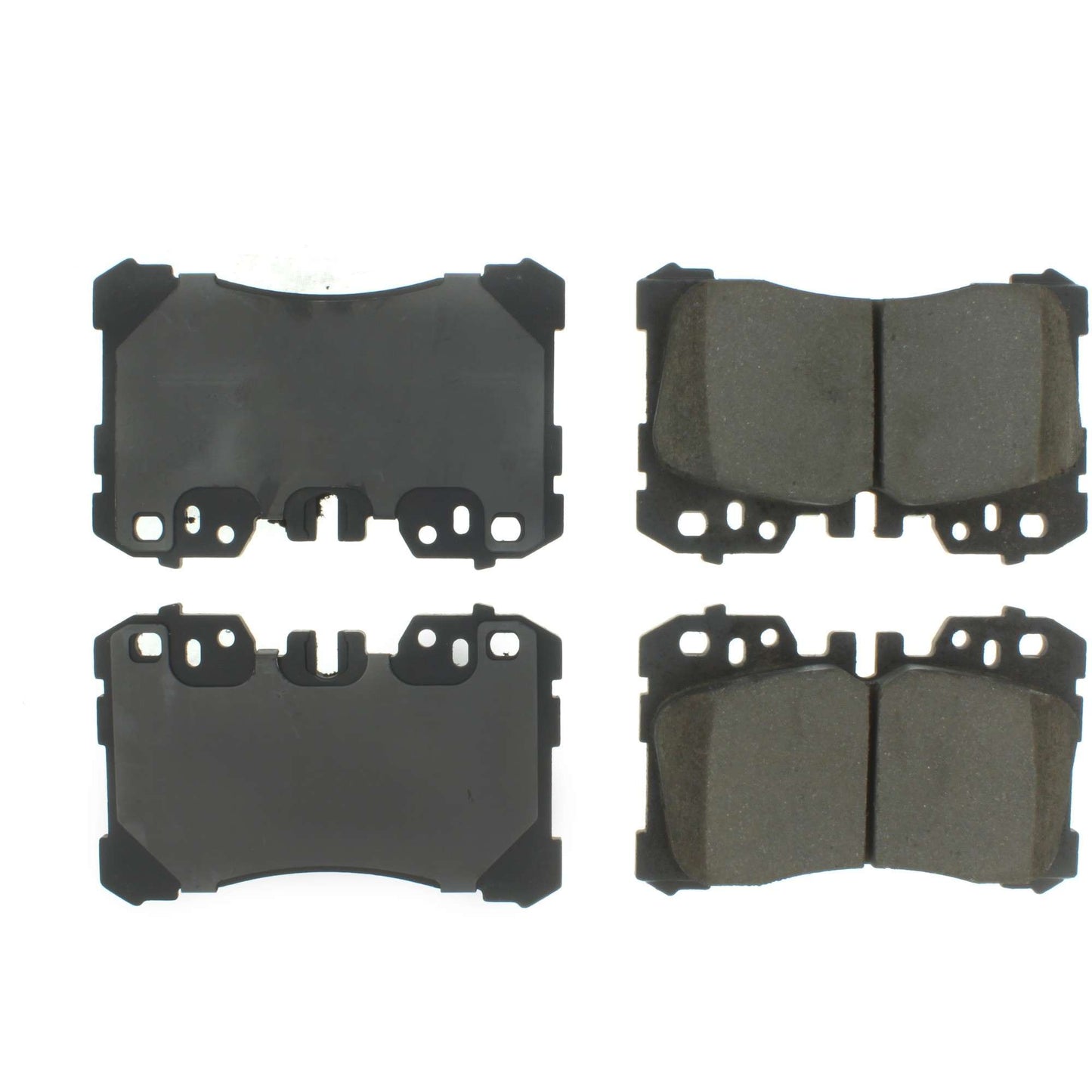 Centric Parts Disc Brake Pad Set Semi-Metallic with Shims for 2007-2017 Lexus LS460, 2018-2022 Lexus LS500/LS500h, 2008-2016 Lexus LS600h, 2020-2022 Toyota Mirai