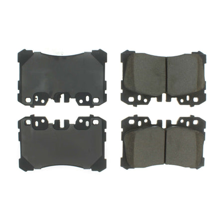 Centric Parts Disc Brake Pad Set Semi-Metallic with Shims for 2007-2017 Lexus LS460, 2018-2022 Lexus LS500/LS500h, 2008-2016 Lexus LS600h, 2020-2022 Toyota Mirai