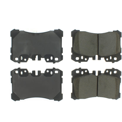 Centric Parts Disc Brake Pad Set Semi-Metallic with Shims for 2007-2017 Lexus LS460, 2018-2022 Lexus LS500/LS500h, 2008-2016 Lexus LS600h, 2020-2022 Toyota Mirai
