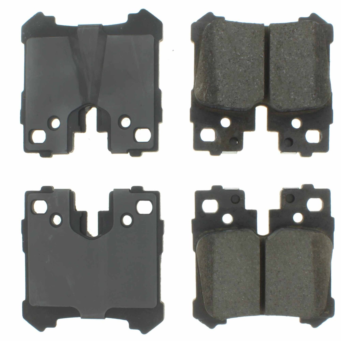 Centric Parts Disc Brake Pad Set Semi-Metallic with Shims for 2007-2017 Lexus LS460, 2018-2022 LS500/LS500h, 2008-2016 LS600h, 2020-2022 Toyota Mirai