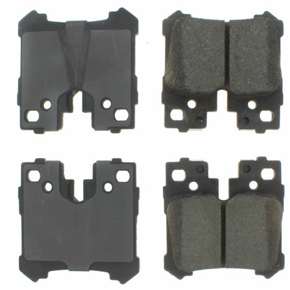 Centric Parts Disc Brake Pad Set Semi-Metallic with Shims for 2007-2017 Lexus LS460, 2018-2022 LS500/LS500h, 2008-2016 LS600h, 2020-2022 Toyota Mirai