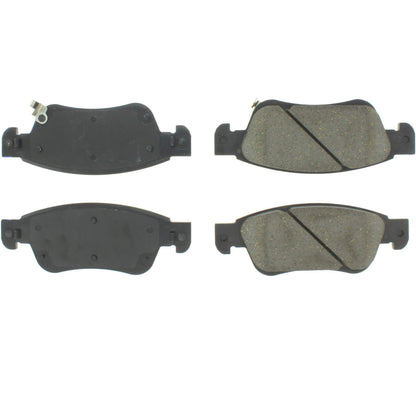 Centric Parts Disc Brake Pad Set Semi-Metallic with Shims for 2007-2008 Infiniti G35, 2013-2008 Infiniti G37, 2014-2016 Infiniti Q60 102.12870