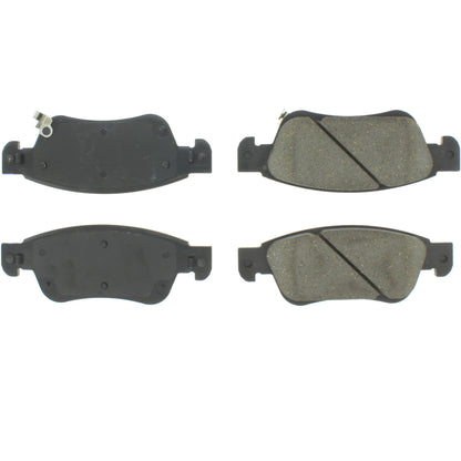 Centric Parts Disc Brake Pad Set Semi-Metallic with Shims for 2007-2008 Infiniti G35, 2013-2008 Infiniti G37, 2014-2016 Infiniti Q60 102.12870