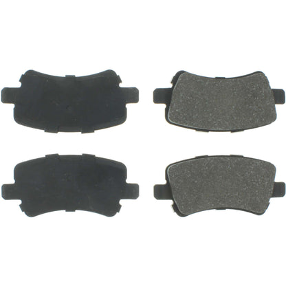 Centric Parts Disc Brake Pad Set Semi-Metallic with Shims for Land Rover LR2 2013-2015 102.13070