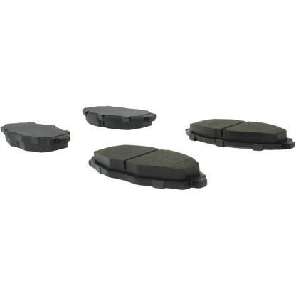Centric Parts Disc Brake Pad Set Semi-Metallic with Shims for 2015-2011 Chevrolet Matiz, Dodge i10 2014, Pontiac Matiz 2010-2004 102.13210