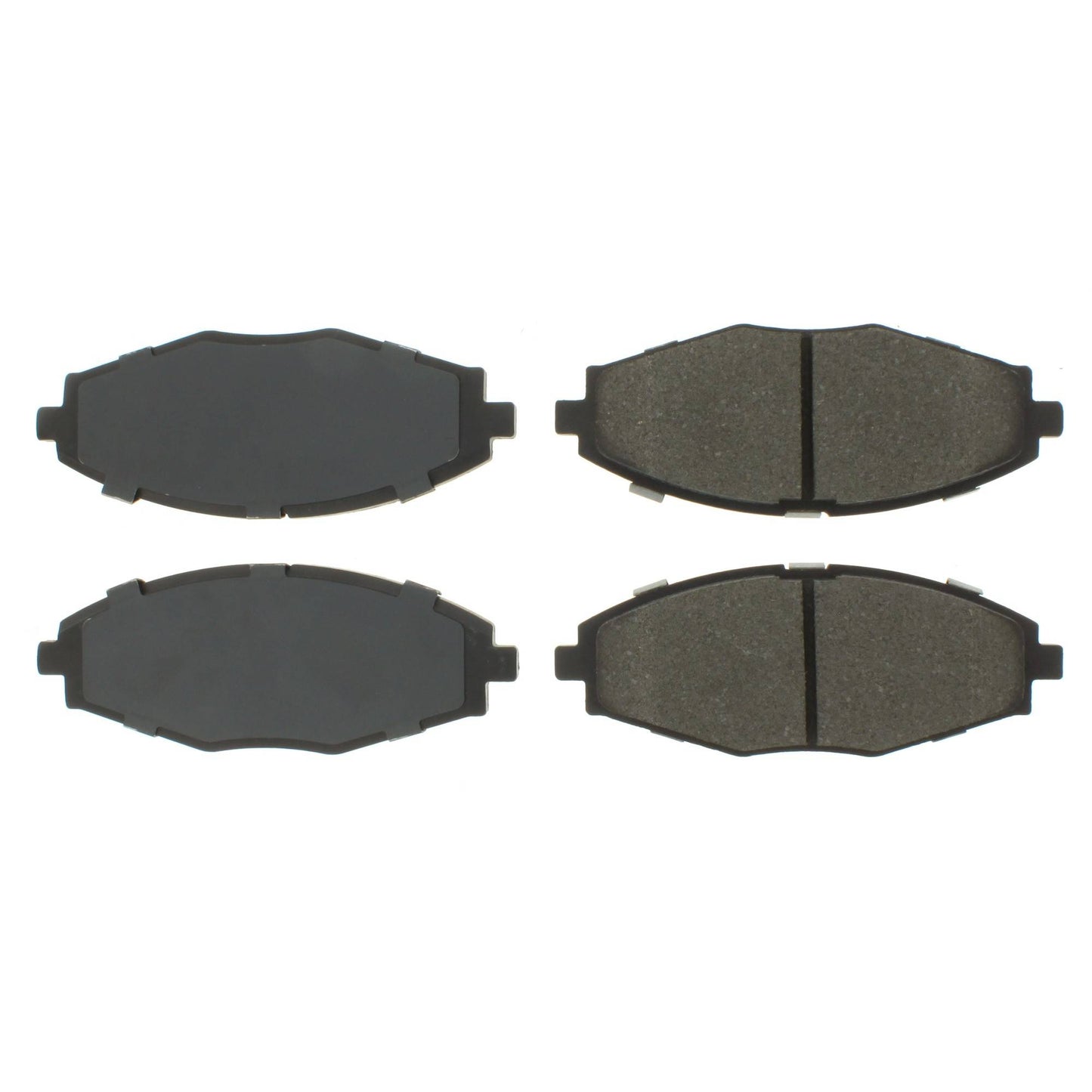 Centric Parts Disc Brake Pad Set Semi-Metallic with Shims for 2015-2011 Chevrolet Matiz, Dodge i10 2014, Pontiac Matiz 2010-2004 102.13210