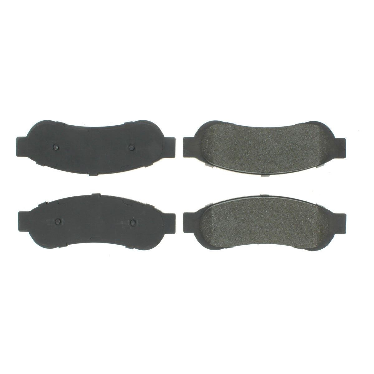 Centric Parts Disc Brake Pad Set Semi-Metallic with Shims for 2011-2013 Ford F-250 Super Duty, 2011-2012 Ford F-350, 2008-2012 Ford F-350 Super Duty, 2010-2012 Ford F-450 Super Duty 102.13340