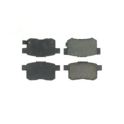 Centric Parts Disc Brake Pad Set Semi-Metallic with Shims for 2009-2010 Acura TSX 2008-2010 Honda Accord 102.13360