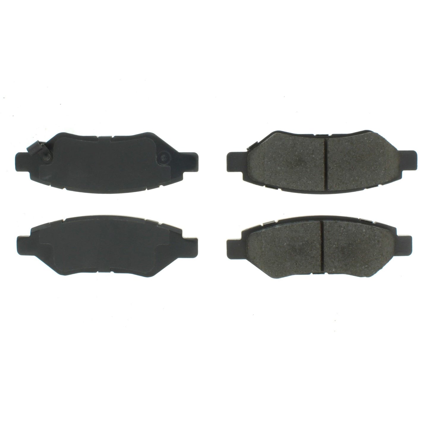 Centric Parts Disc Brake Pad Set Semi-Metallic with Shims for 2008-2014 Cadillac CTS, 2010-2016 SRX, 2010-2015 Camaro, 2011 Saab 9-4X 102.13370