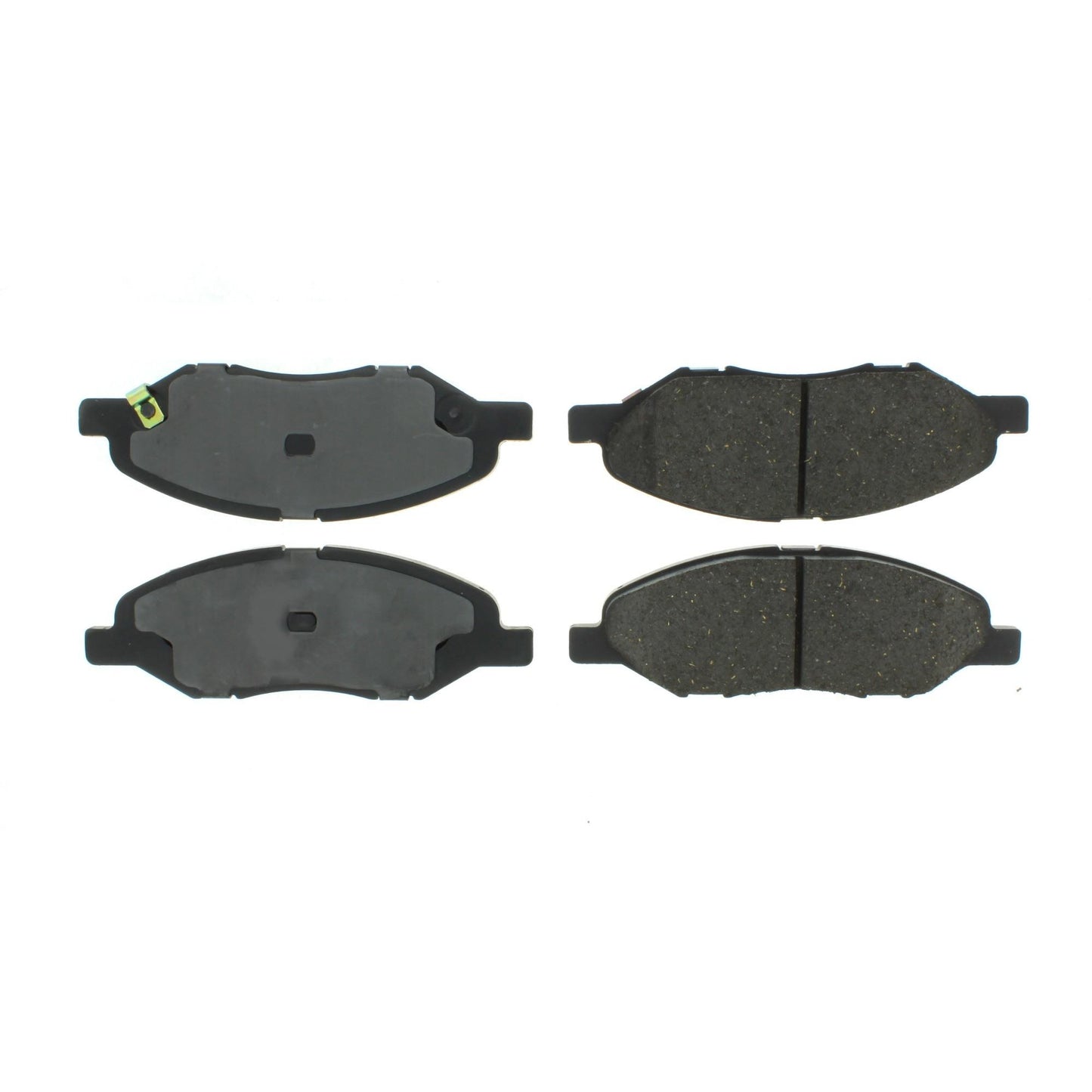 Centric Parts Disc Brake Pad Set Semi-Metallic with Shims for 2007-2017 Nissan Tiida, 2009-2011 Versa 102.13450