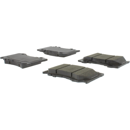 Centric Parts Disc Brake Pad Set C-Tek Semi-Metallic with Shims for 2009-2013 Infiniti FX50, G37, M35h, M37, M56