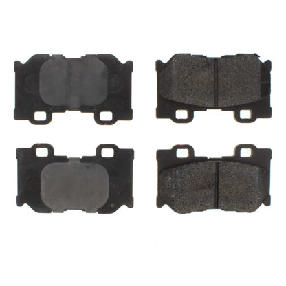 Centric Parts Disc Brake Pad Set C-Tek Semi-Metallic with Shims for 2009-2023 Infiniti and Nissan Z 102.13470