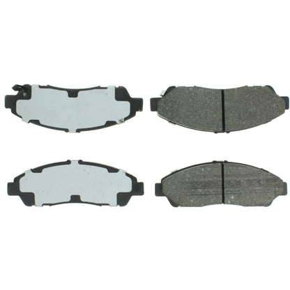 Centric Parts Disc Brake Pad Set Semi-Metallic with Shims for 2007-2023 Acura MDX, Honda Pilot, Ridgeline 102.13780