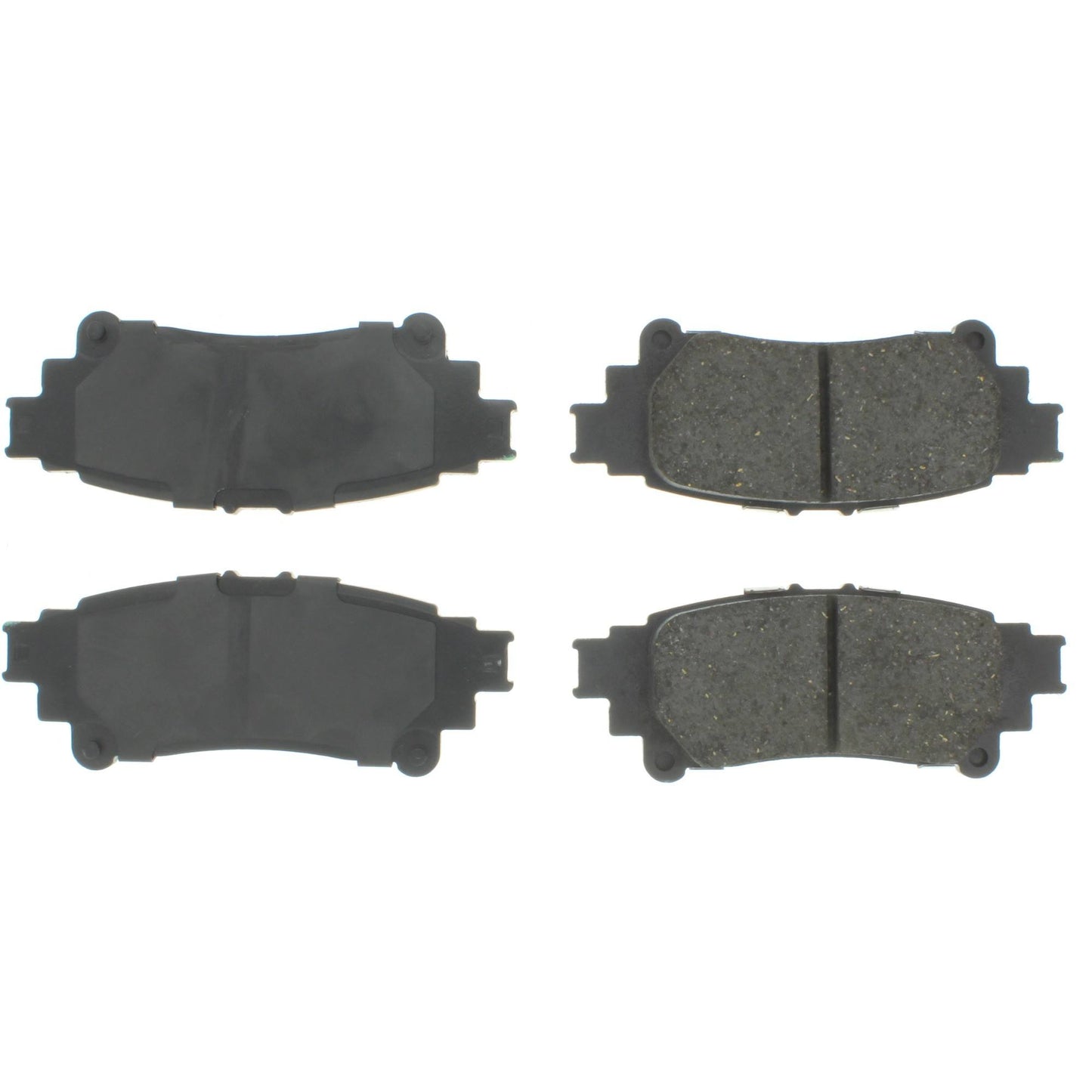 Centric Parts Disc Brake Pad Set Semi-Metallic with Shims for 2010-2015 Lexus RX350, RX450h; 2014-2019 Toyota Highlander; 2016-2018 Mirai; 2012-2017 Prius V; 2011-2022 Sienna