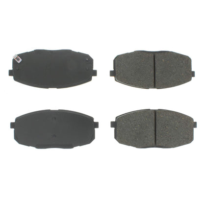 Centric Parts Disc Brake Pad Set Semi-Metallic with Shims for 2009-2013 Hyundai Elantra, Kia Forte 102.13970