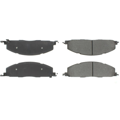 Centric Parts Disc Brake Pad Set Semi-Metallic with Shims for 2009-2010 Dodge Ram 2500 3500 4000 102.14000