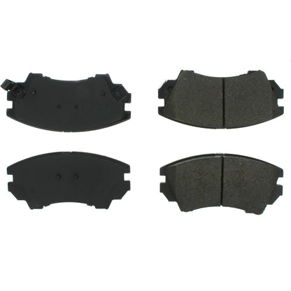 Centric Parts Disc Brake Pad Set Semi-Metallic with Shims for 2016-2017 Buick Regal, 2015-2010 Chevrolet Camaro, 2016 Equinox, 2011 Saab 9-5 102.14040
