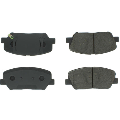 Centric Parts Disc Brake Pad Set Semi-Metallic with Shims for 2010-2016 Hyundai Genesis Coupe, 2011-2015 Kia Optima 102.14130