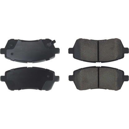 Centric Parts Disc Brake Pad Set Semi-Metallic with Shims for 2011-2019 Ford Fiesta, 2013-2015 Suzuki Swift 102.14540