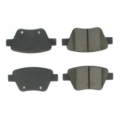 Centric Parts Disc Brake Pad Set Semi-Metallic with Shims for 2005-2018 Audi, Seat, Volkswagen Vehicles 102.14560
