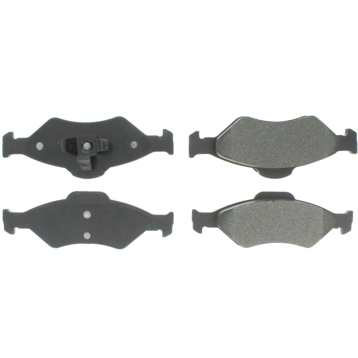 Centric Parts Disc Brake Pad Set Semi-Metallic with Shims for 2005-2009 Ford Fiesta 2007-2005 Ikon 102.14600