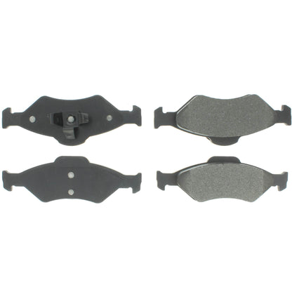 Centric Parts Disc Brake Pad Set Semi-Metallic with Shims for 2005-2009 Ford Fiesta 2007-2005 Ikon 102.14600
